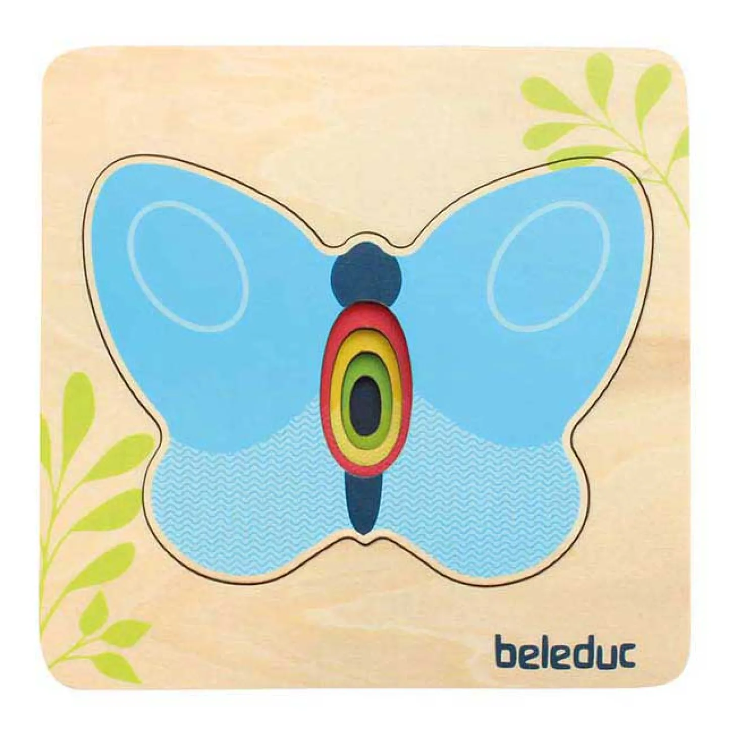 Beleduc Houten Lagenpuzzel Vlinder