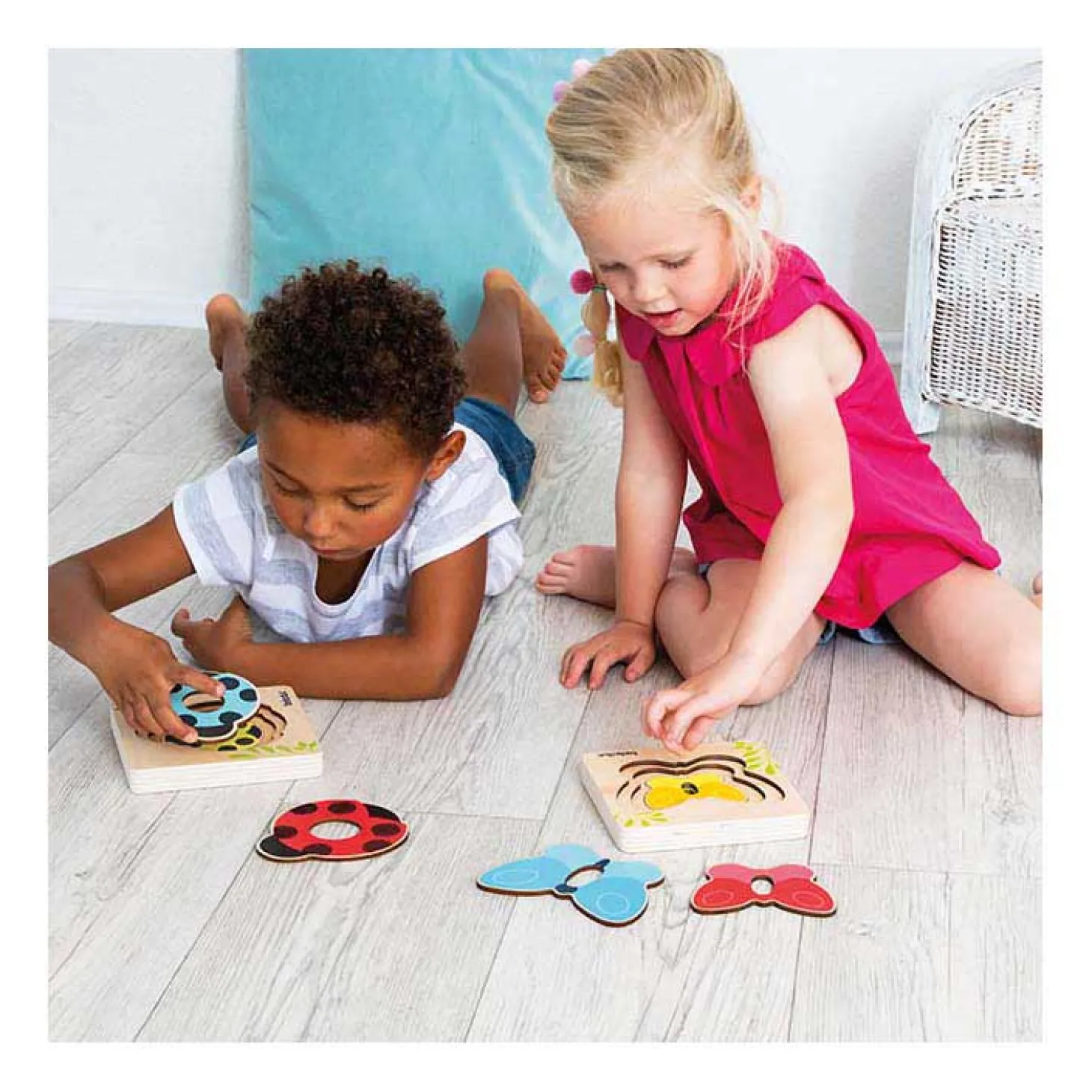 Beleduc Houten Lagenpuzzel Vlinder