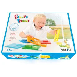 Beleduc Houten Stapeltoren met Vormen