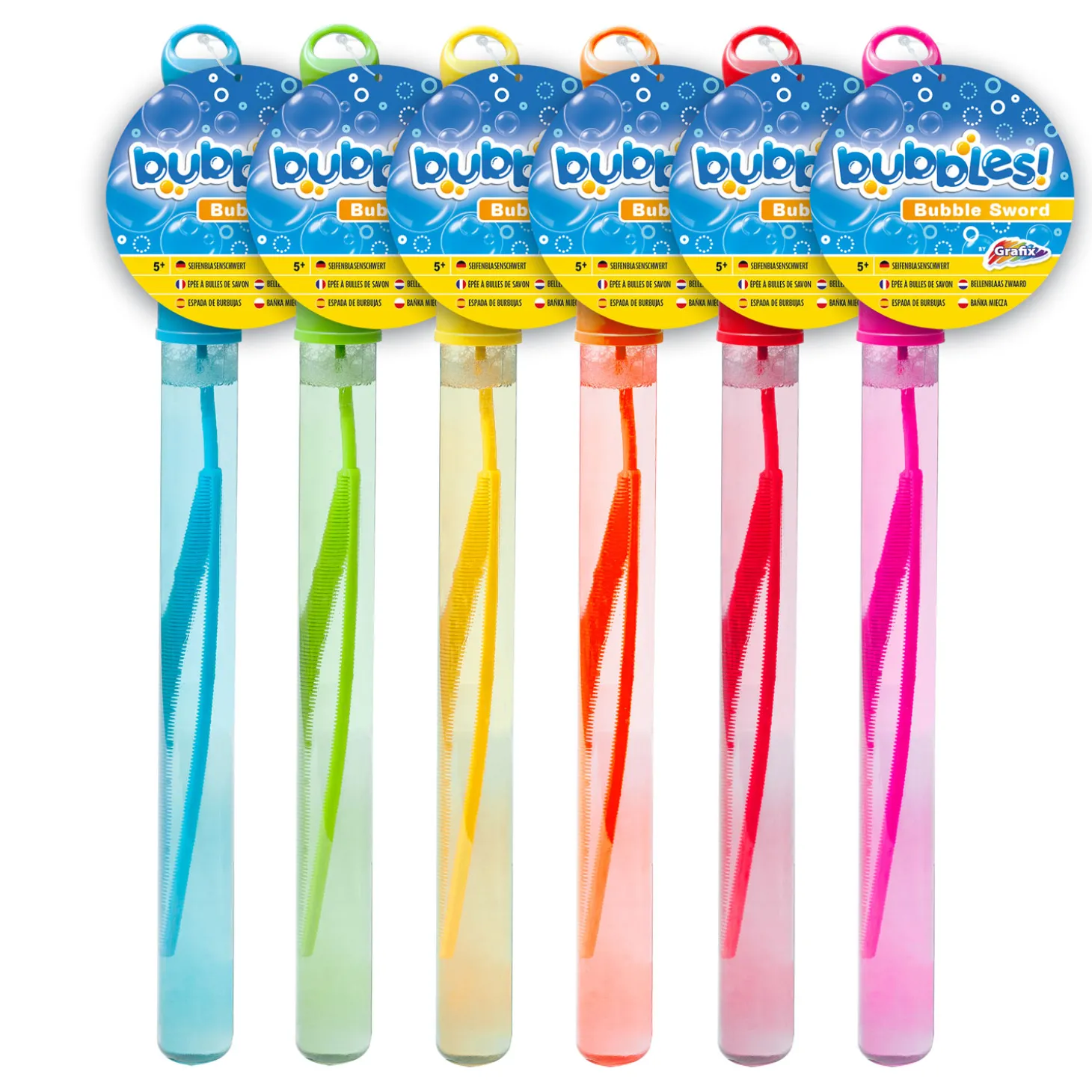 Bellenblaas Zwaard Gekleurd, 24 x 118ml