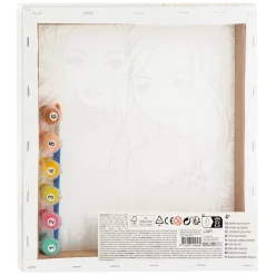 Besties Canvas Schilderen op Nummer, 30x30cm