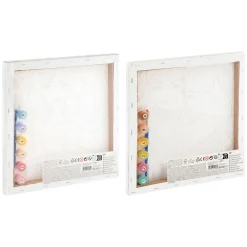 Besties Canvas Schilderen op Nummer, 30x30cm