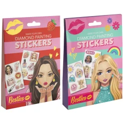 Besties Diamond Painting Stickers, 12dlg.