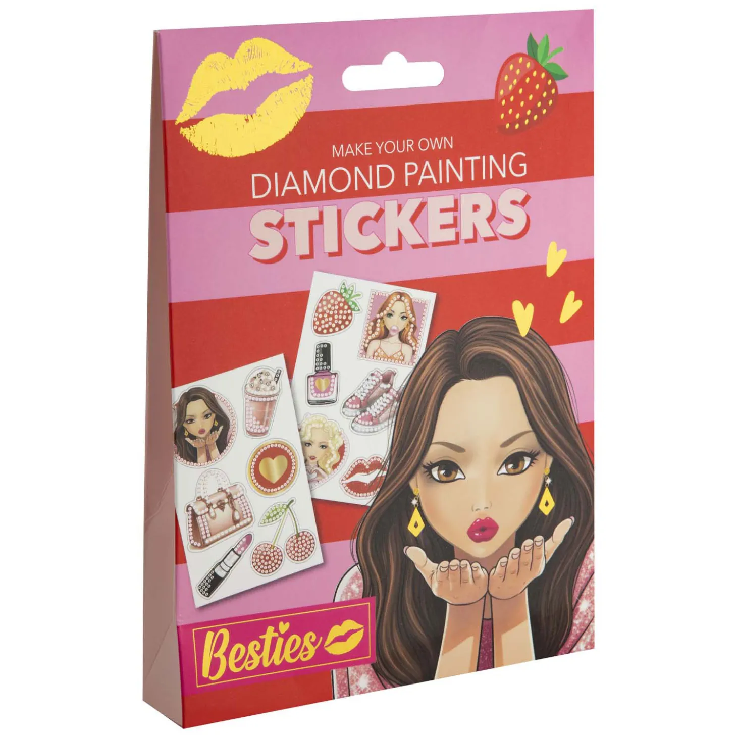 Besties Diamond Painting Stickers, 12dlg.
