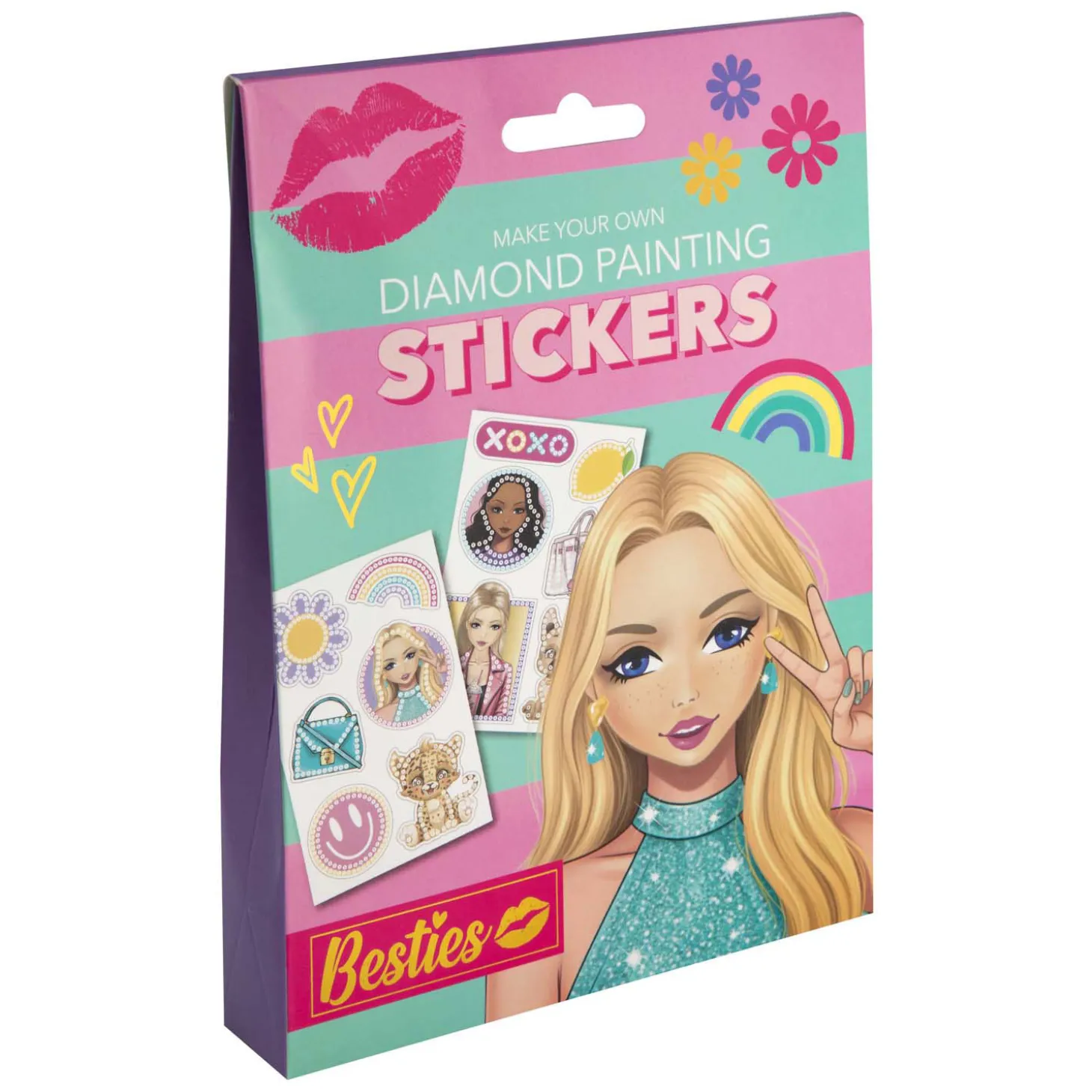 Besties Diamond Painting Stickers, 12dlg.