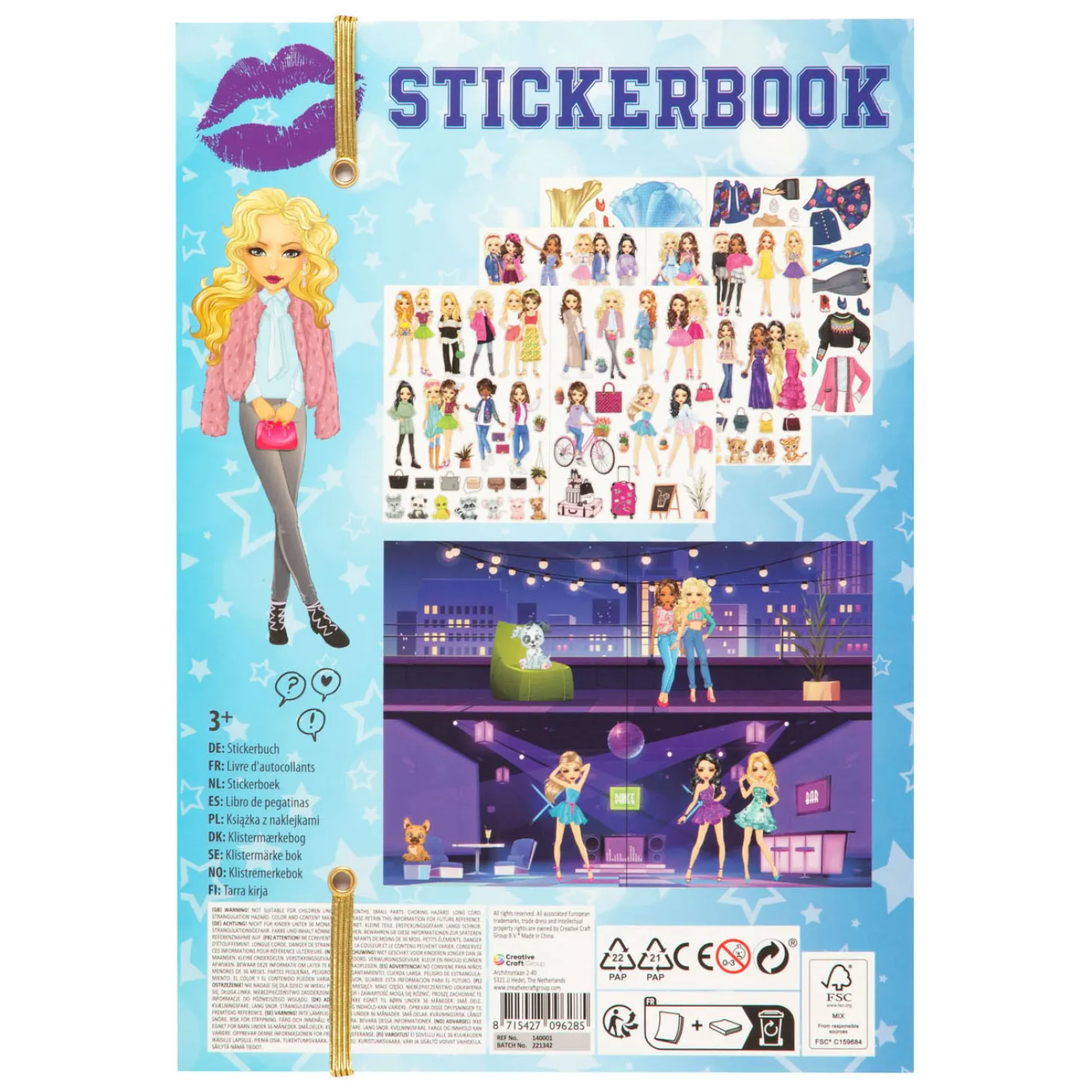 Besties Dress Me Up Stickerboek