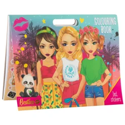 Besties Kleurboek met Stickers, 25 Kleurplaten