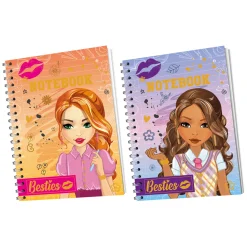 Besties Notitieboek A6, 60 Gelinieerde Vellen