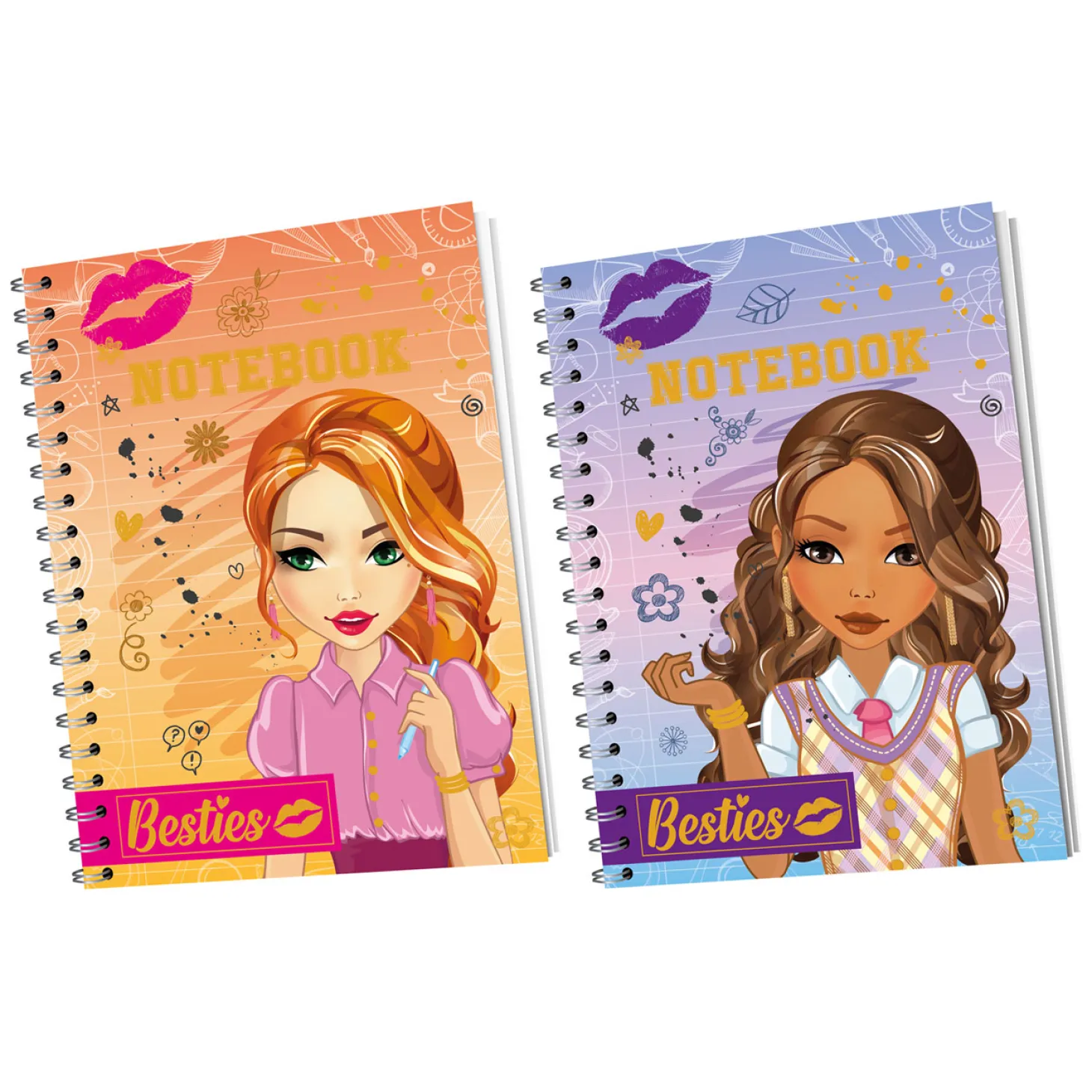 Besties Notitieboek A6, 60 Gelinieerde Vellen