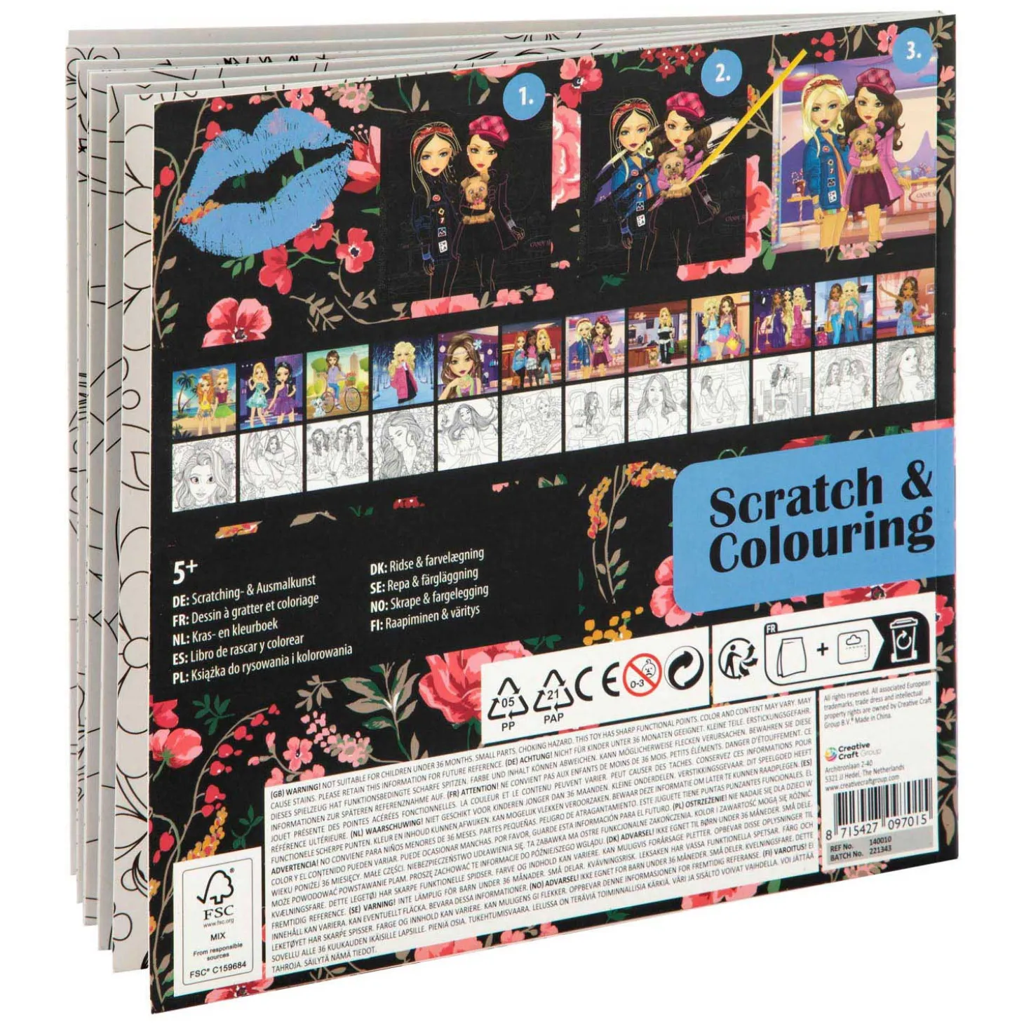 Besties Scratch- & Kleurboek