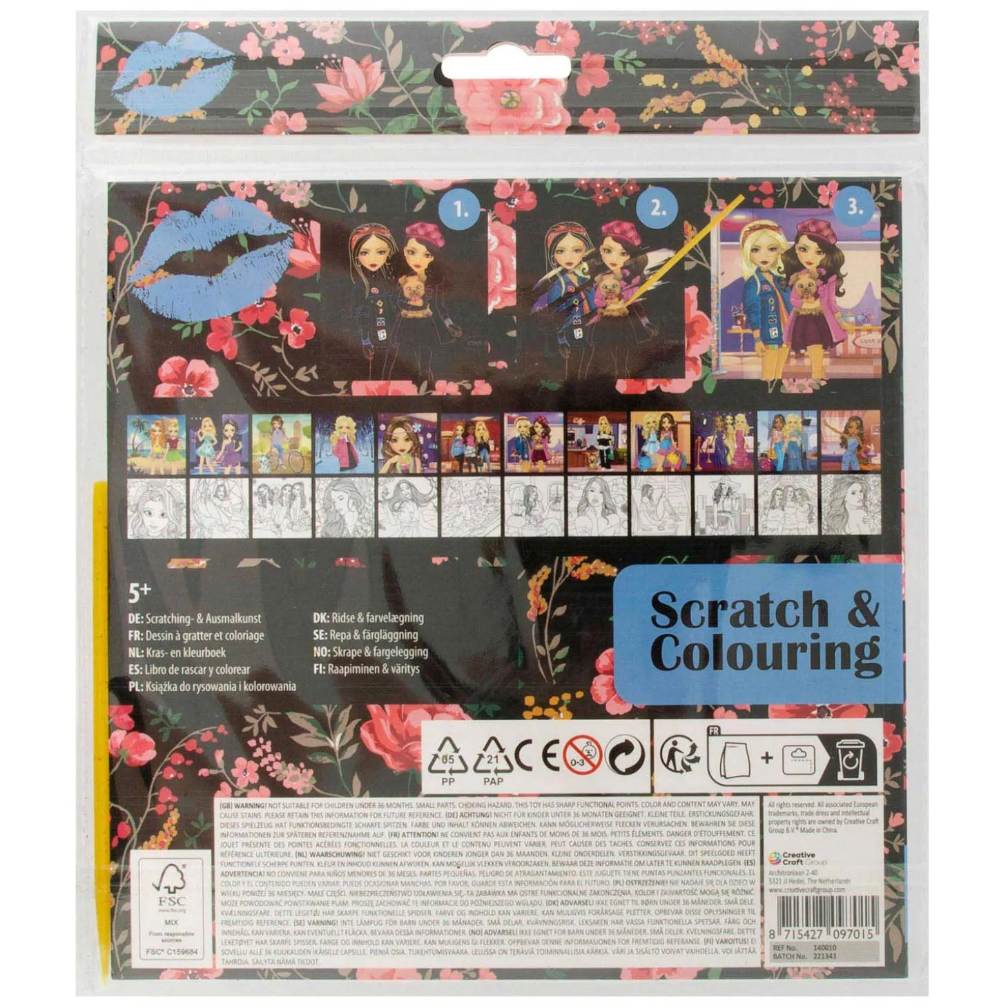 Besties Scratch- & Kleurboek