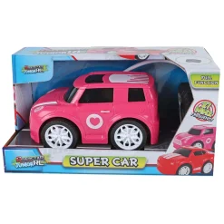 Bestuurbare Auto Roadstar RC Roze 27Mhz, 13,5cm