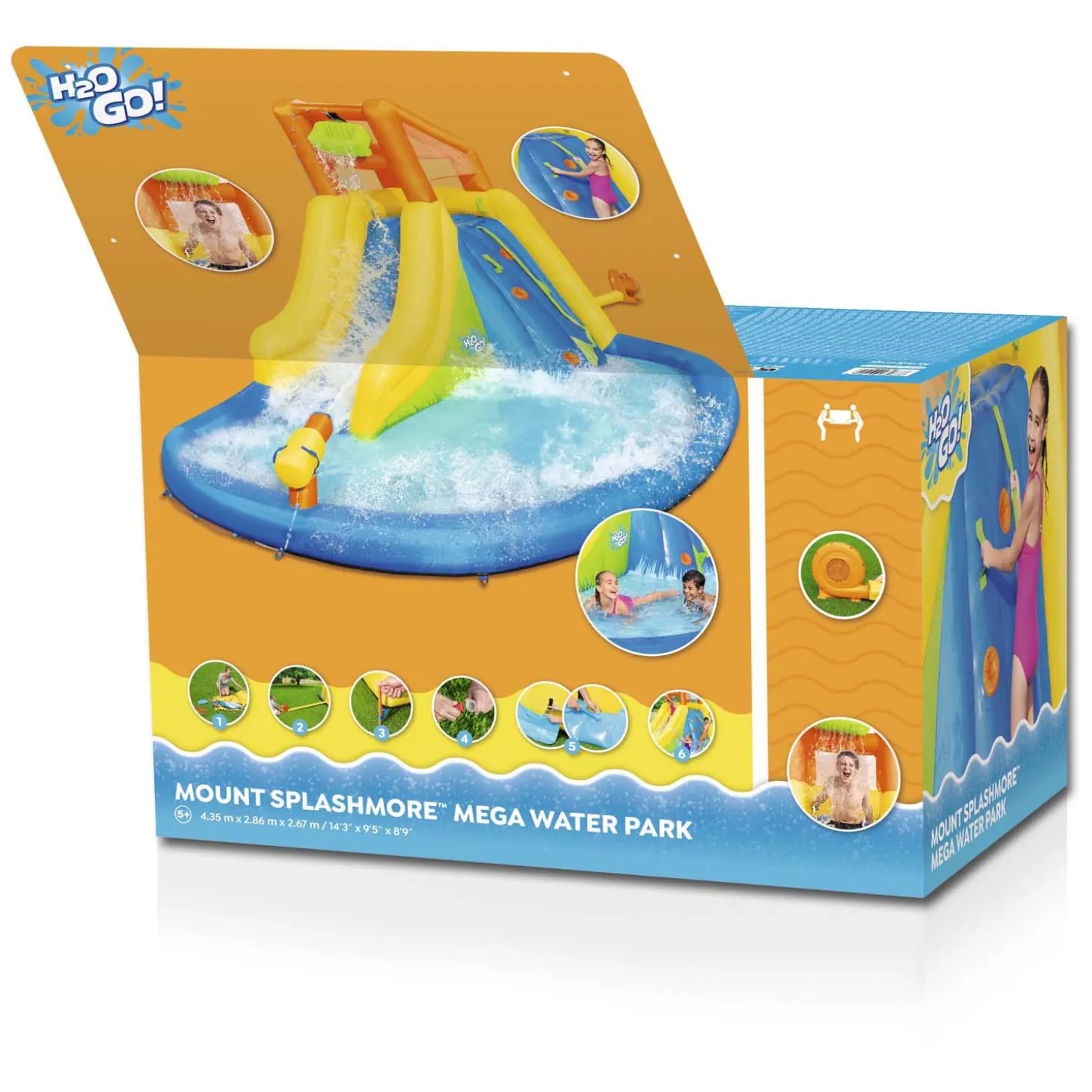 Bestway H2Ogo! Mount Splashmore Mega Waterpark