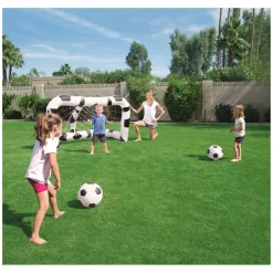 Bestway Playcenter Opblaas Voetbaldoel met 2 Ballen
