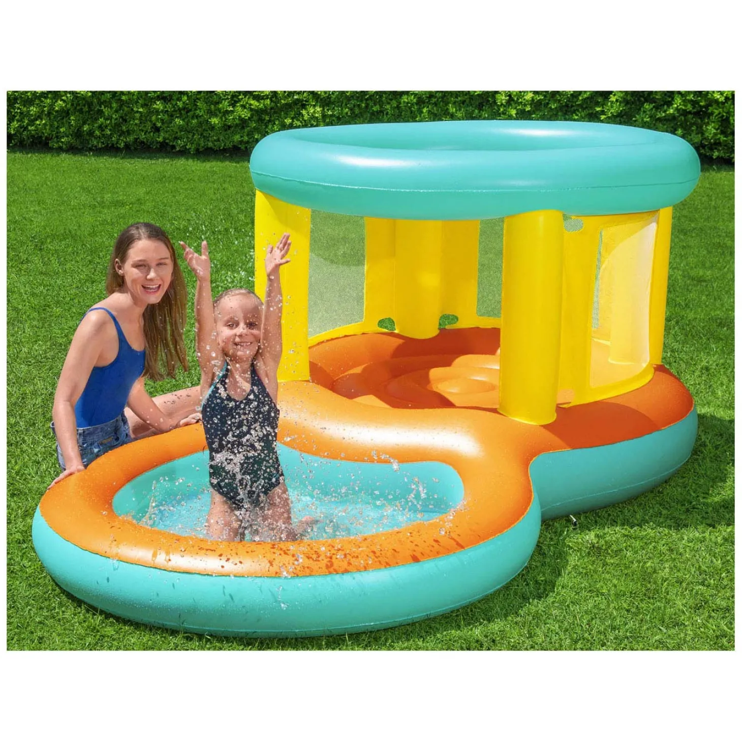 Bestway Springkasteel met Peuterbad Jumptopia, 239x142x102cm