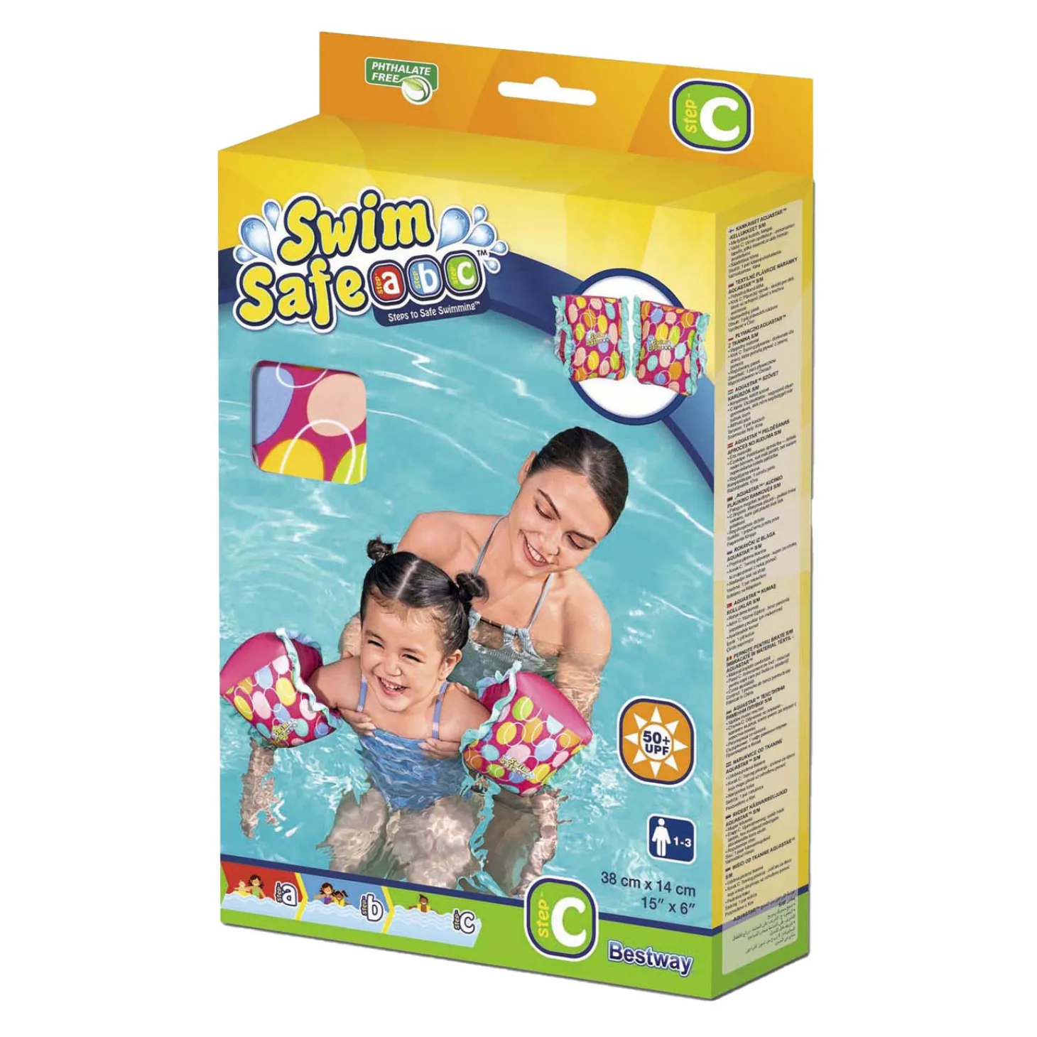 Bestway Zwembandjes Aquastar Roze, 1-3 jaar