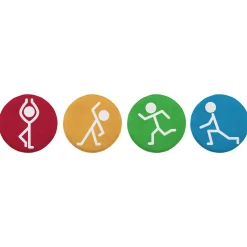 Bewegen Cirkels Speelkleed Set 1, 4st.