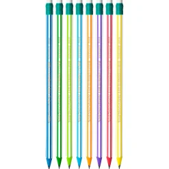 BIC Evolution Potloden met Gum, 8st.