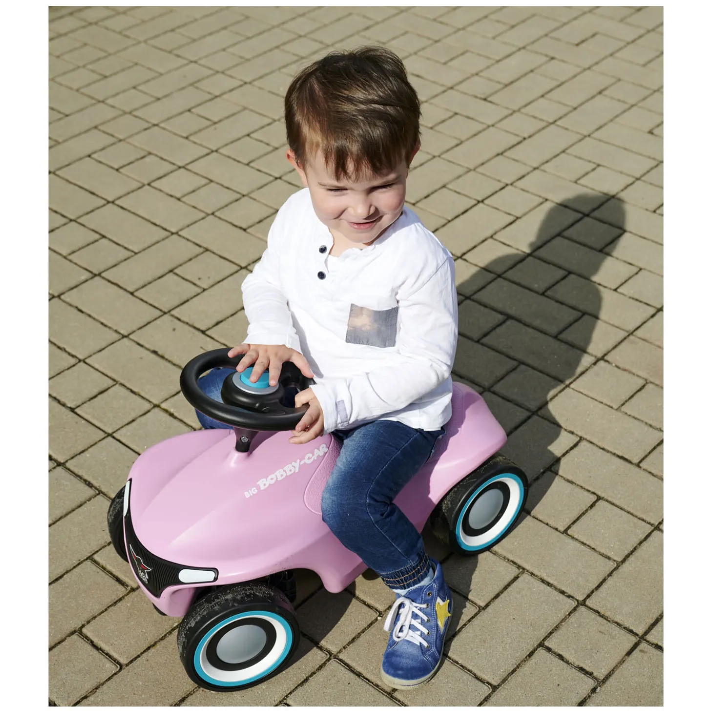 BIG Bobby Car Neo Roze Loopauto