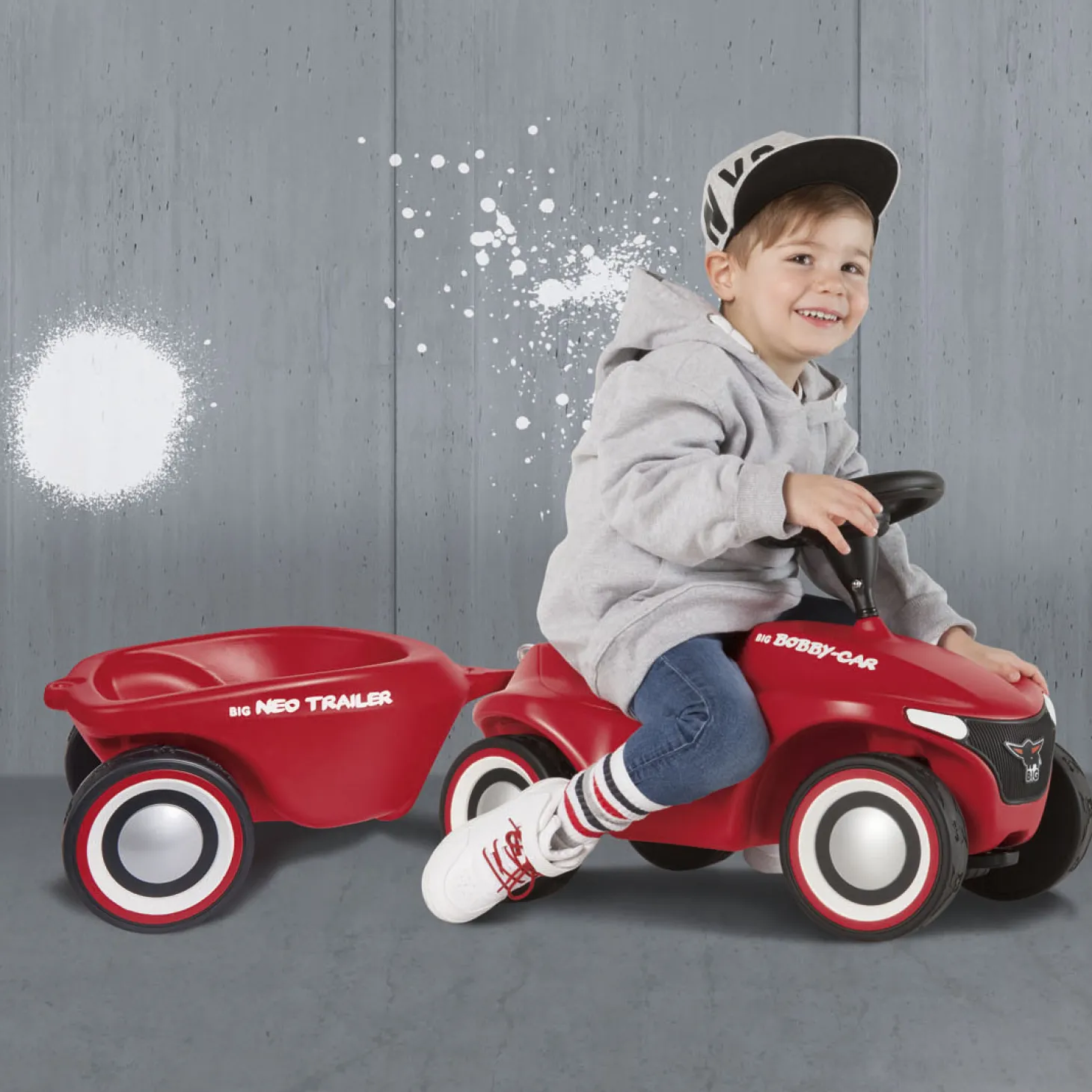 BIG Bobby Car Neo Trailer - Rood