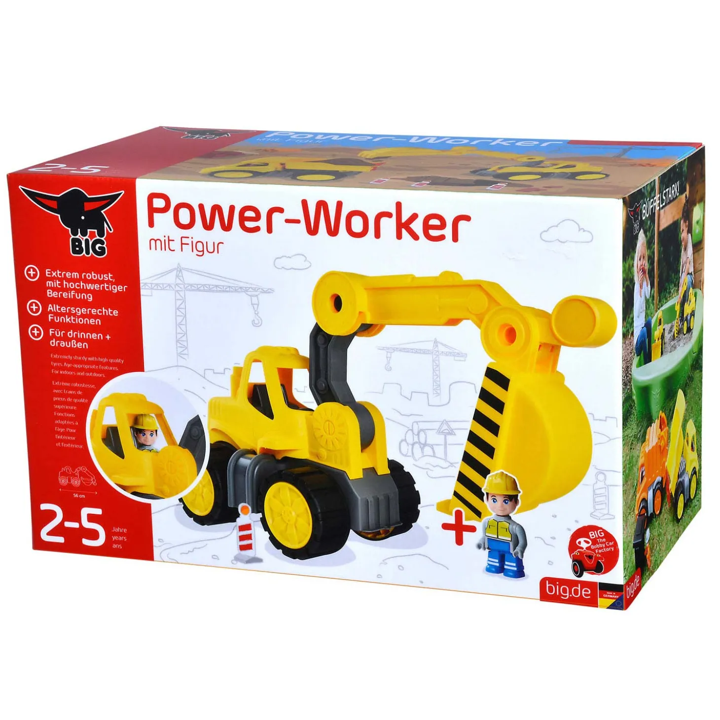 BIG Power Worker Midi Graafmachine met Figuur