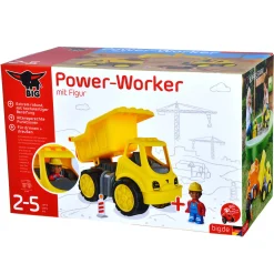 BIG Power Worker Midi Kiepwagen met Figuur