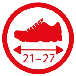 BIG Schoenbeschermers Rood, Maat 21-27