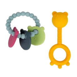 Bigjigs Bijtringenset Beer, 2dlg.