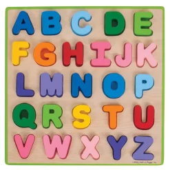 Bigjigs Houten Alfabet Puzzel, 26st.