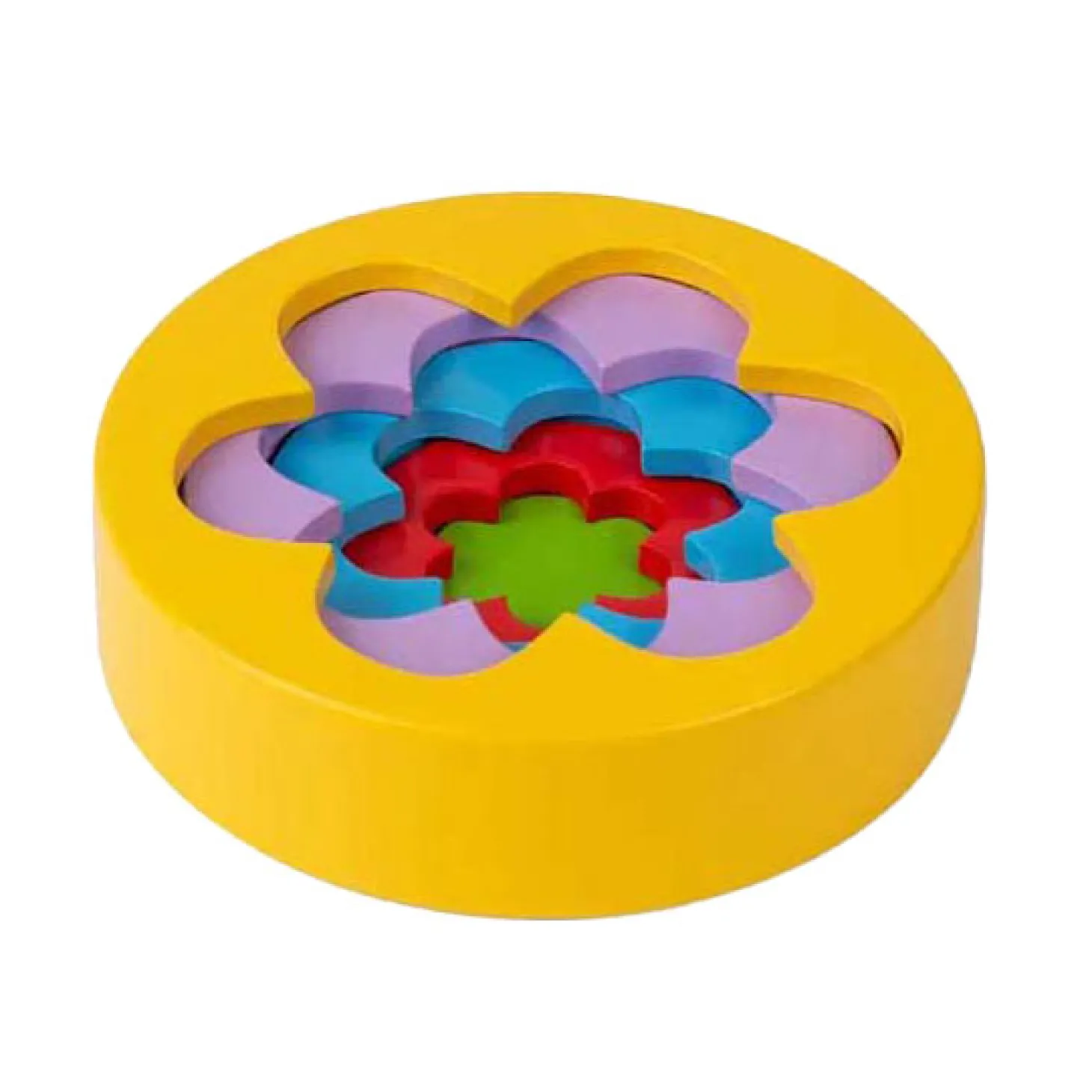 Bigjigs Houten Bloementoren, 5dlg.