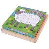 Bigjigs Houten Blokpuzzel Boerderijdieren