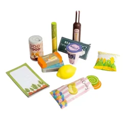 Bigjigs Houten Boodschappen Speelset, 17dlg.