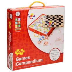 Bigjigs Houten Bordspellen, 4in1