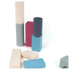 Bigjigs Houten Bouwblokken in Opbergton, 50dlg