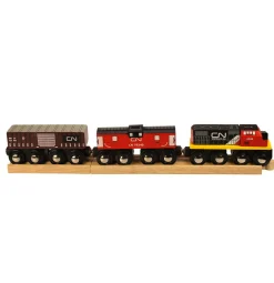 Bigjigs Houten CN Trein,5dlg