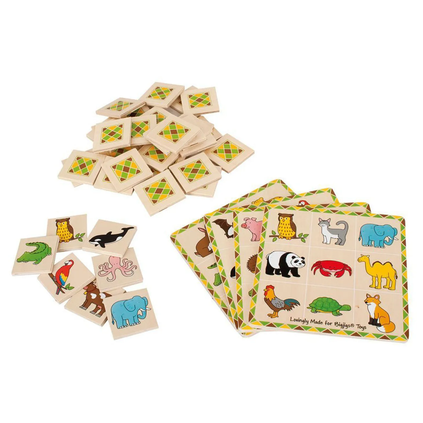 Bigjigs Houten Dieren Lotto