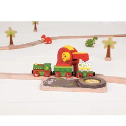 Bigjigs Houten Dino Kraan