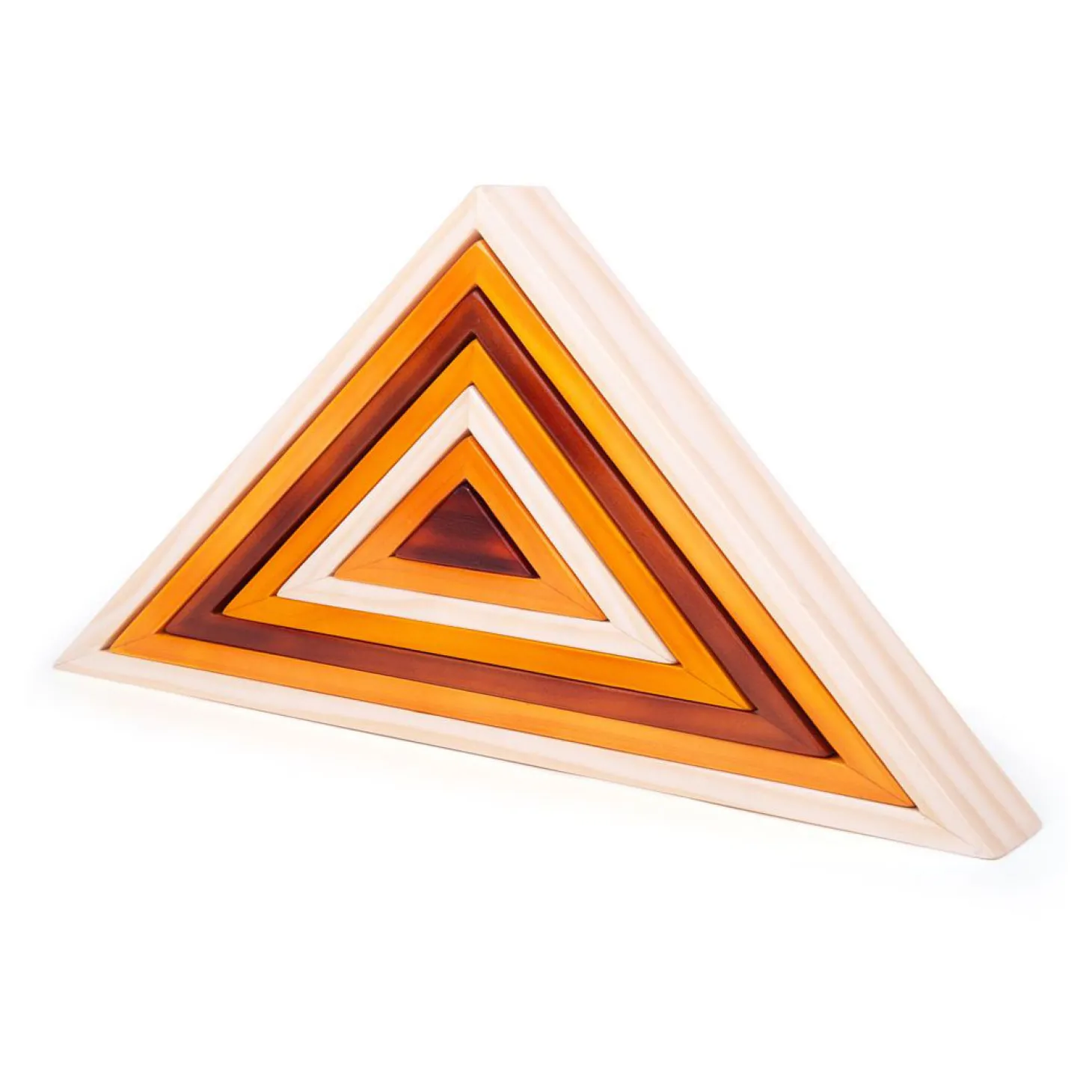 Bigjigs Houten Driehoek Stapelspeelgoed