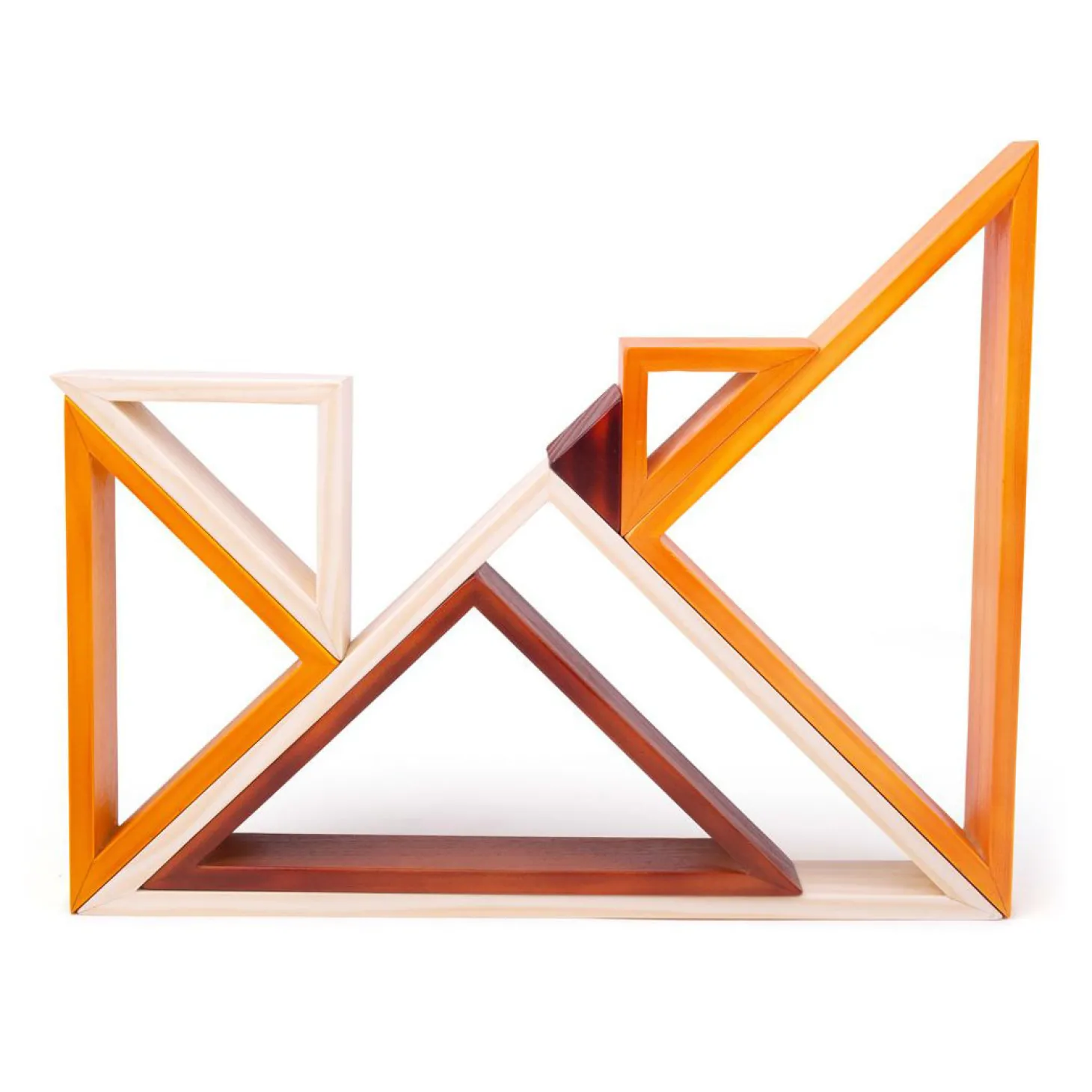 Bigjigs Houten Driehoek Stapelspeelgoed