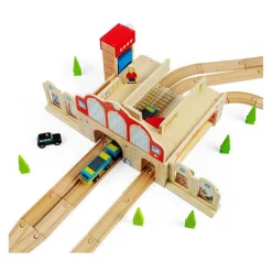 Bigjigs Houten Grand Central Station Speelset