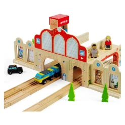 Bigjigs Houten Grand Central Station Speelset