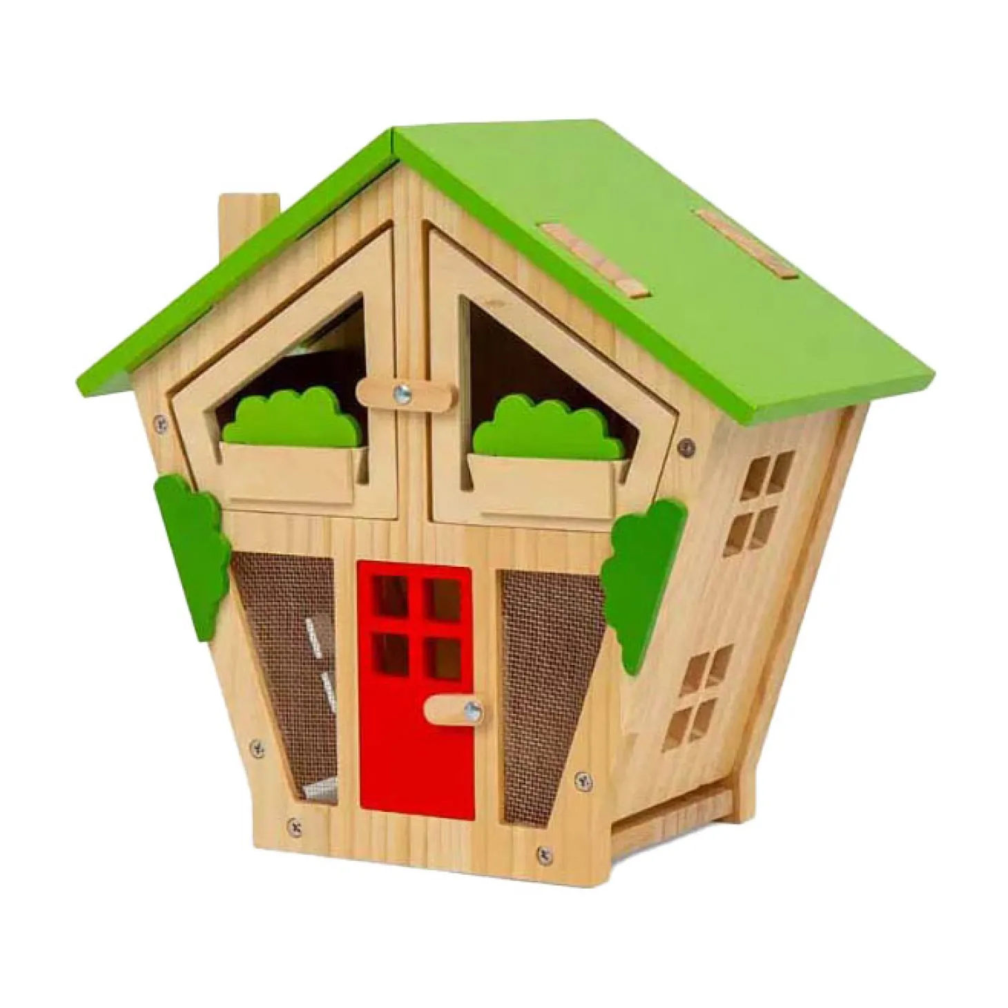 Bigjigs Houten Insectenhuisje, 7dlg.