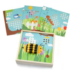 Bigjigs Houten Insteekmozaiek Spel Tuin