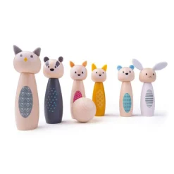 Bigjigs Houten Kegelspel, Bosdieren