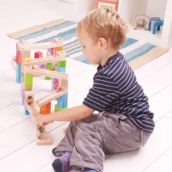 Bigjigs Houten Knikkerbaan, 53dlg.