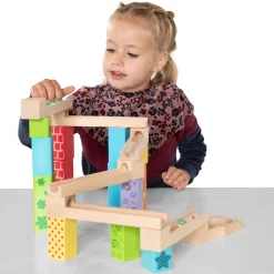 Bigjigs Houten Knikkerbaan, 53dlg.