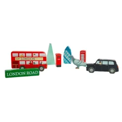 Bigjigs Houten Londen Chunky Puzzel, 8st.