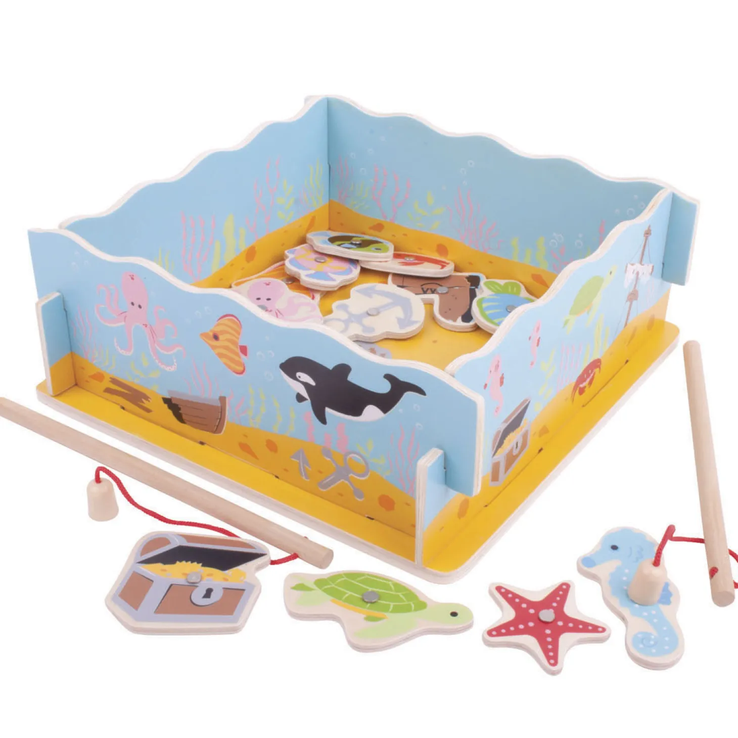 Bigjigs Houten Magnetisch Visspel