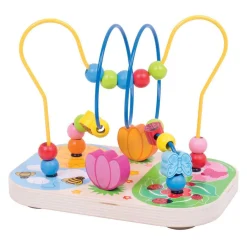 Bigjigs Houten Motoriekspiraal Flower