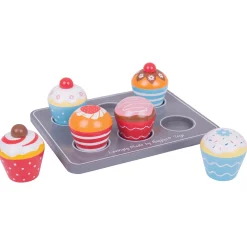 Bigjigs Houten Muffinset